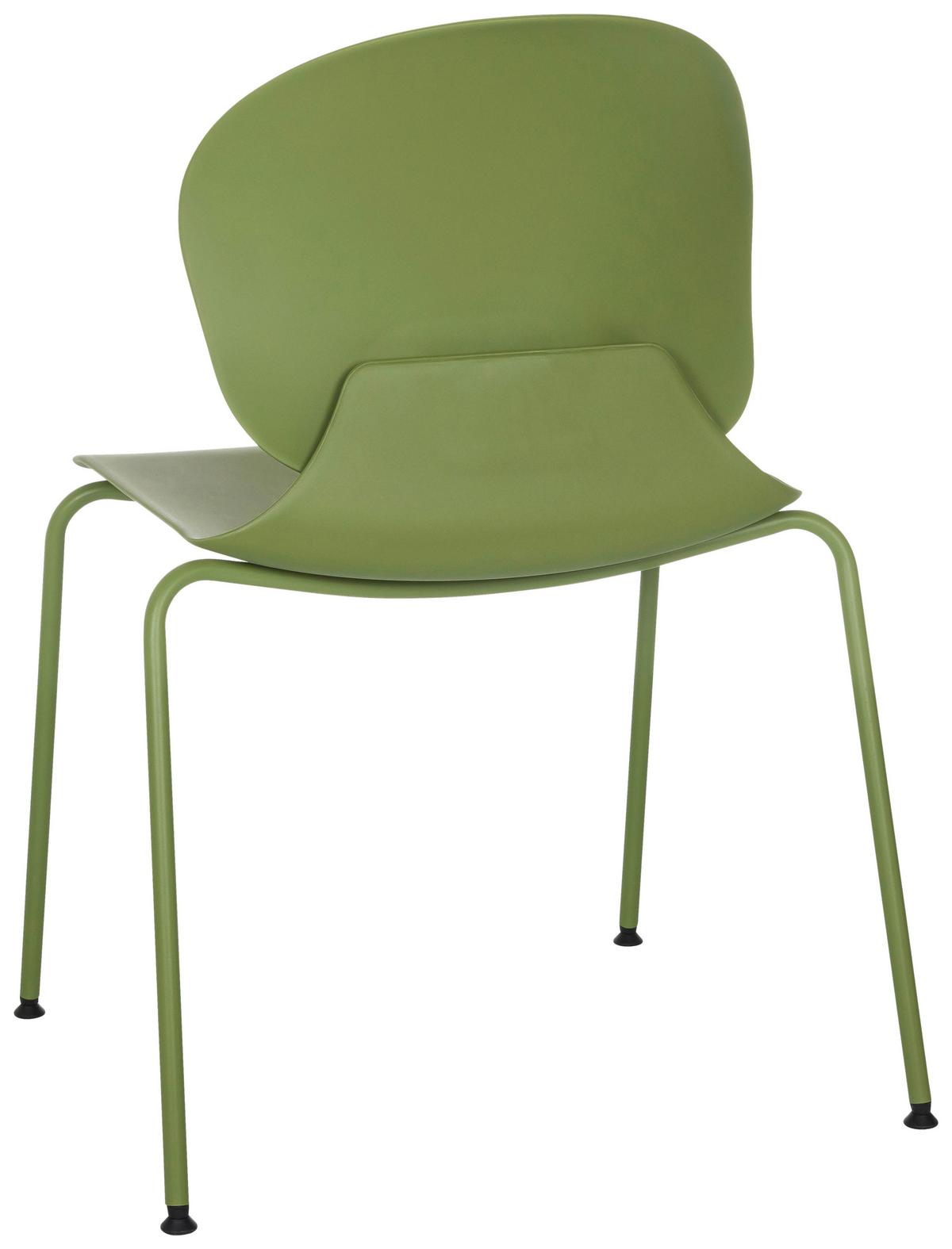 Konferenčni Stol T36 Vi, Zelena - zelena, Moderno, kovina/umetna masa (56/80/54cm) - MID.YOU