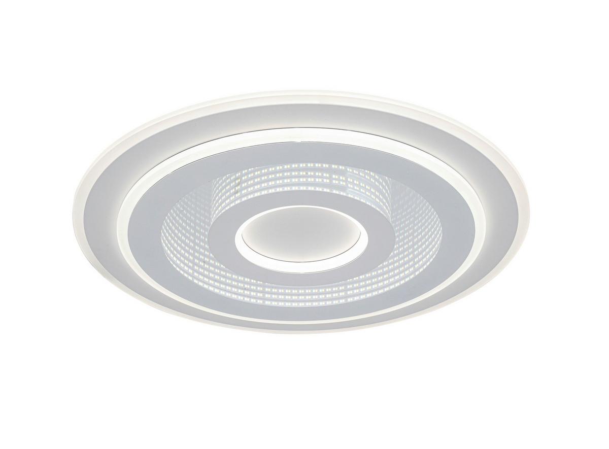 Plafonieră cu LED Birtu - alb, Modern, plastic/metal (49/4,3cm) - Mömax