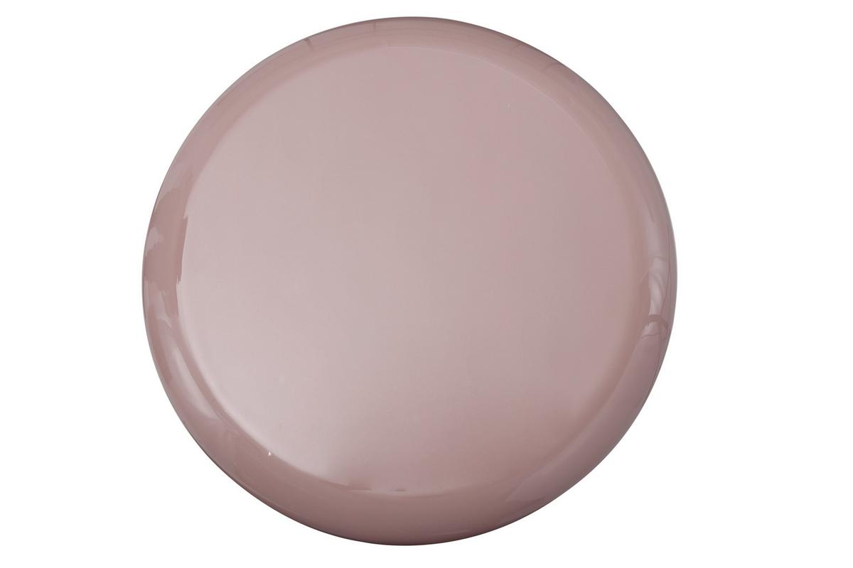 BEISTELLTISCH ART DECO 475 ALTROSA - Goldfarben/Altrosa, Design, Metall (36/47cm) - Kayoom