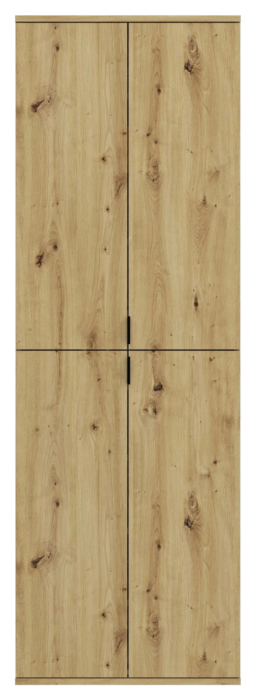 Drehtürenschrank Projekt X ca. 61x193 cm Artisan Eiche - KONVENTIONELL, Holzwerkstoff/Metall (61/193/34cm) - MID.YOU