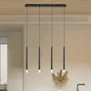 HÄNGLAMPA SIMPL - klar/svart, Modern, metall/plast (76/8/120cm) - Mömax