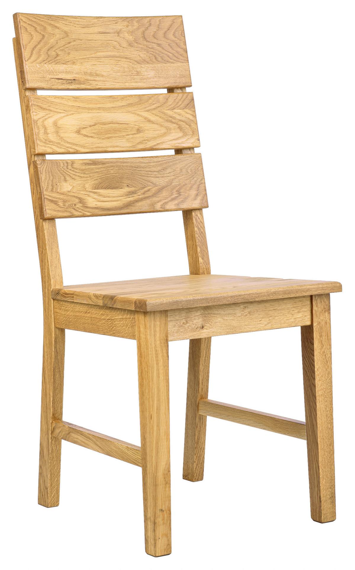 KRZESŁO JAKOB - dąb dziki, Natur, drewno (43/97,5/52cm) - Carryhome