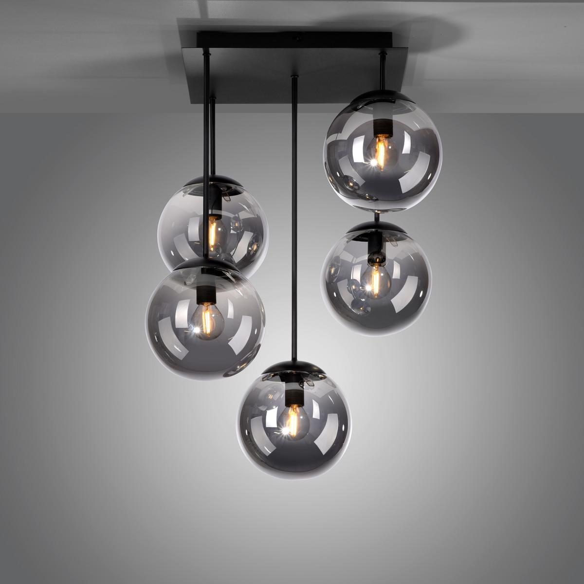 LAMPA SUFITOWA 14602-18 BIG WIDOW - czarny, Basics, tworzywo sztuczne/metal (39/39/58,5cm)