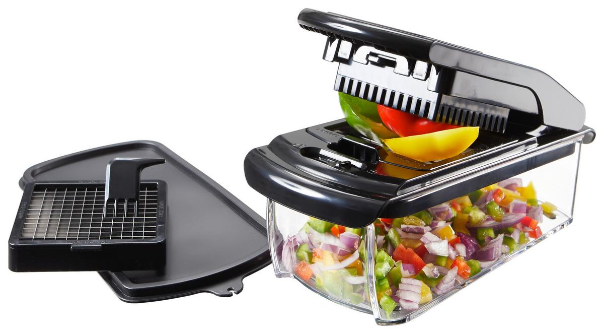 KRAJALNICA UNIWERSALNA 89471 - czarny, Basics, tworzywo sztuczne/metal (11,2/12,1/26,8cm) - Gefu