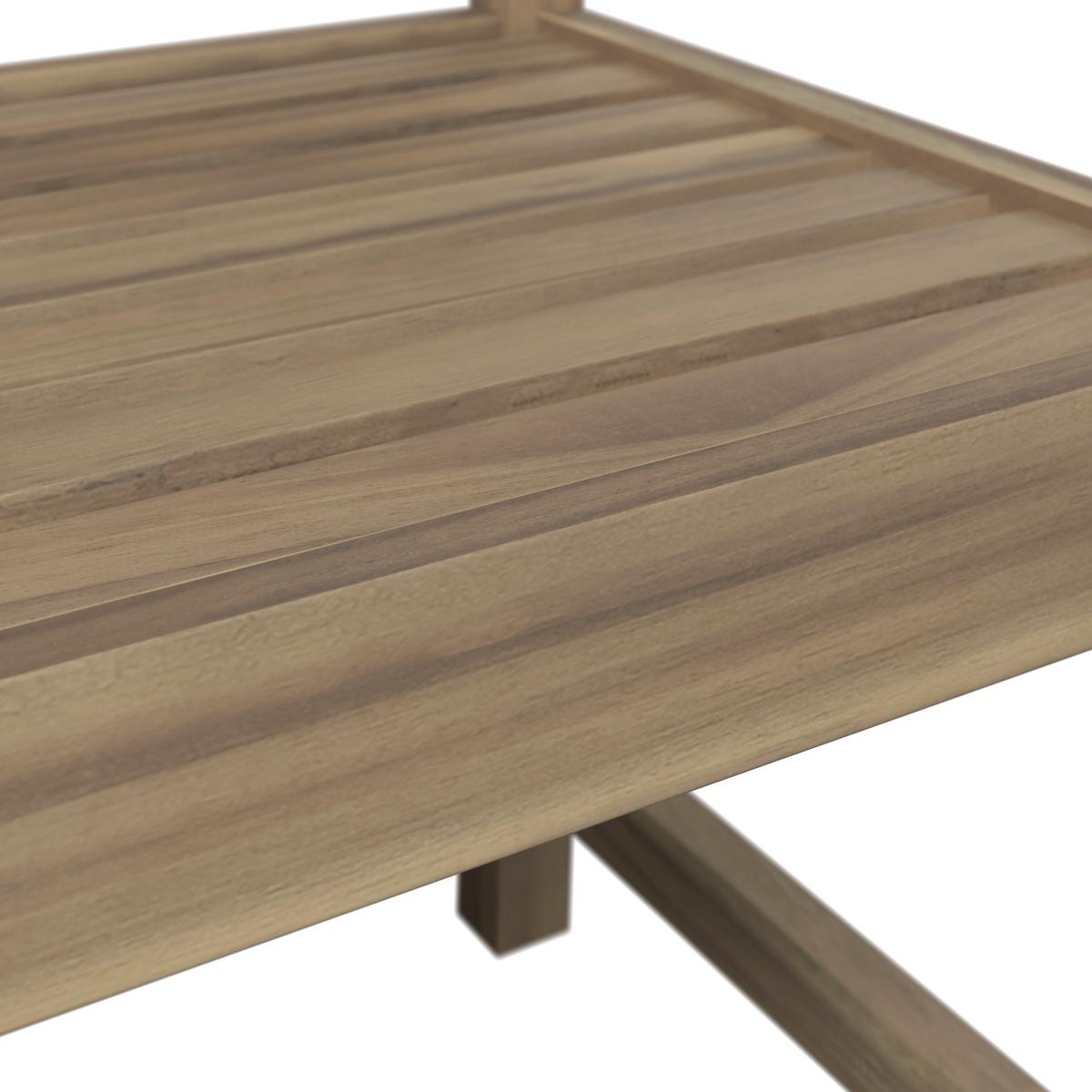 Gartenbank Denis Akaziefarben ca. 156x90x60cm - Akaziefarben, Natur, Holz (156/90/60cm) - Mömax