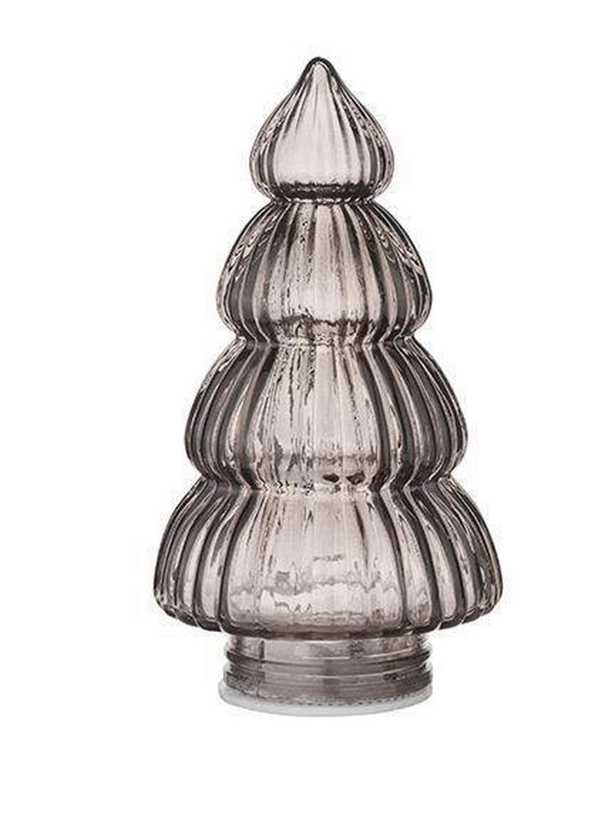 Dekobaum Leonie Taupe - Taupe, Glas/Kunststoff (9,8/18cm) - Mömax