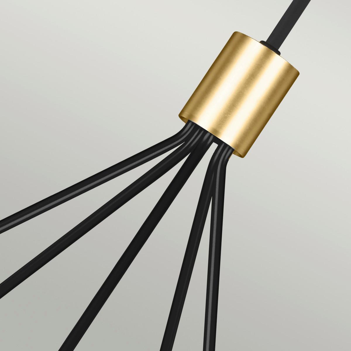 Luster Joan Fe-Joan5-Mb - boje mjeda/crna, Konvencionalno, metal (81.3/89.3 cm) - Elstead Lighting