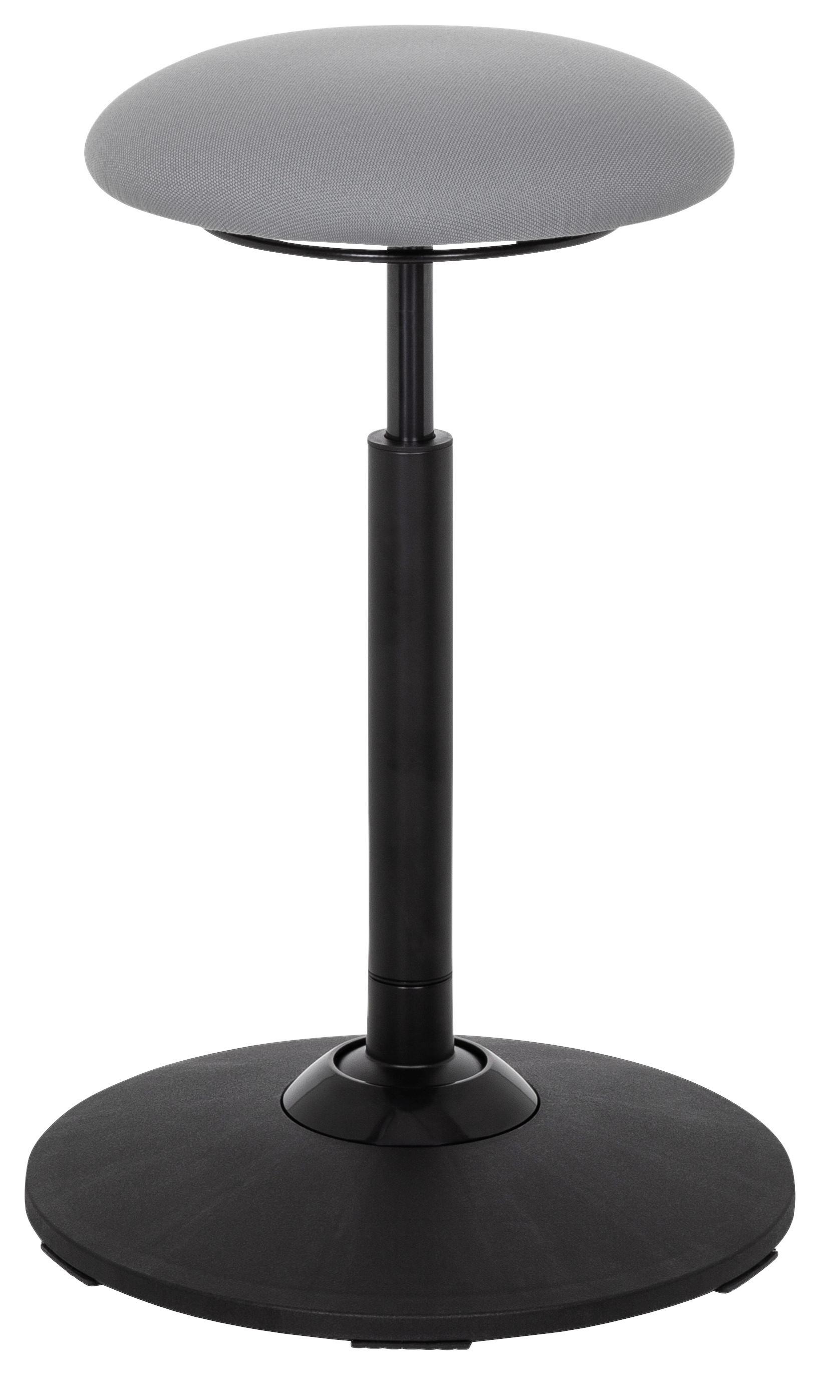 Pisarniški Stolček Balance Sit, Siva - siva/črna, Basics, umetna masa/tekstil (45/63-86/45cm) - MID.YOU