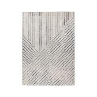 TEPPICH RHOMBUS 125 BEIGE / GRAU - Beige/Grau, Konventionell, Textil (160/230cm) - Kayoom