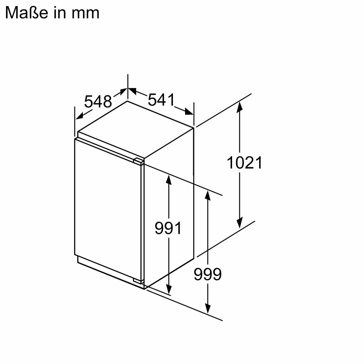 Kühlschrank KIL32VFE0 - KONVENTIONELL (54,1/102,1/54,8cm) - Bosch