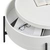 SOFFBORD MALABO - vit/svart, Modern, metall/trämaterial (80/45/80cm) - Premium Living