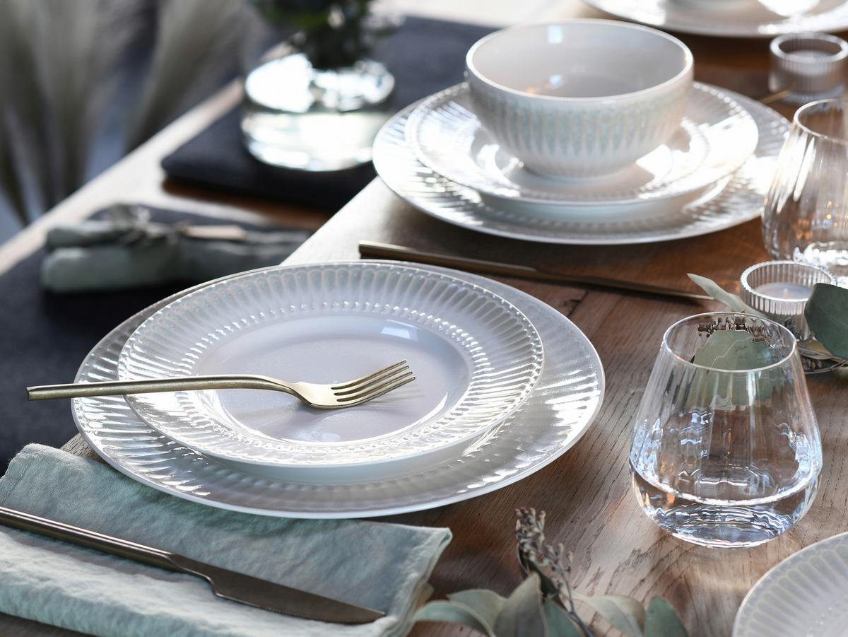 Jedilni Servis Celadon Mix, 12-Delni - krem barve/biserna, Basics, keramika - Creatable