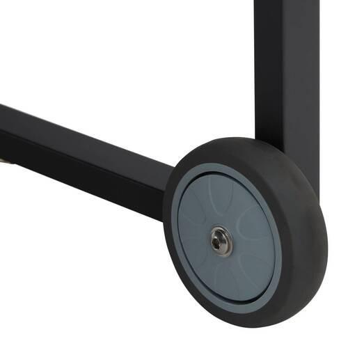SERVERINGSVAGN RICCARDO - mörkgrå/naturfärgad, Modern, metall/plast (72/76/52cm) - Bessagi Garden