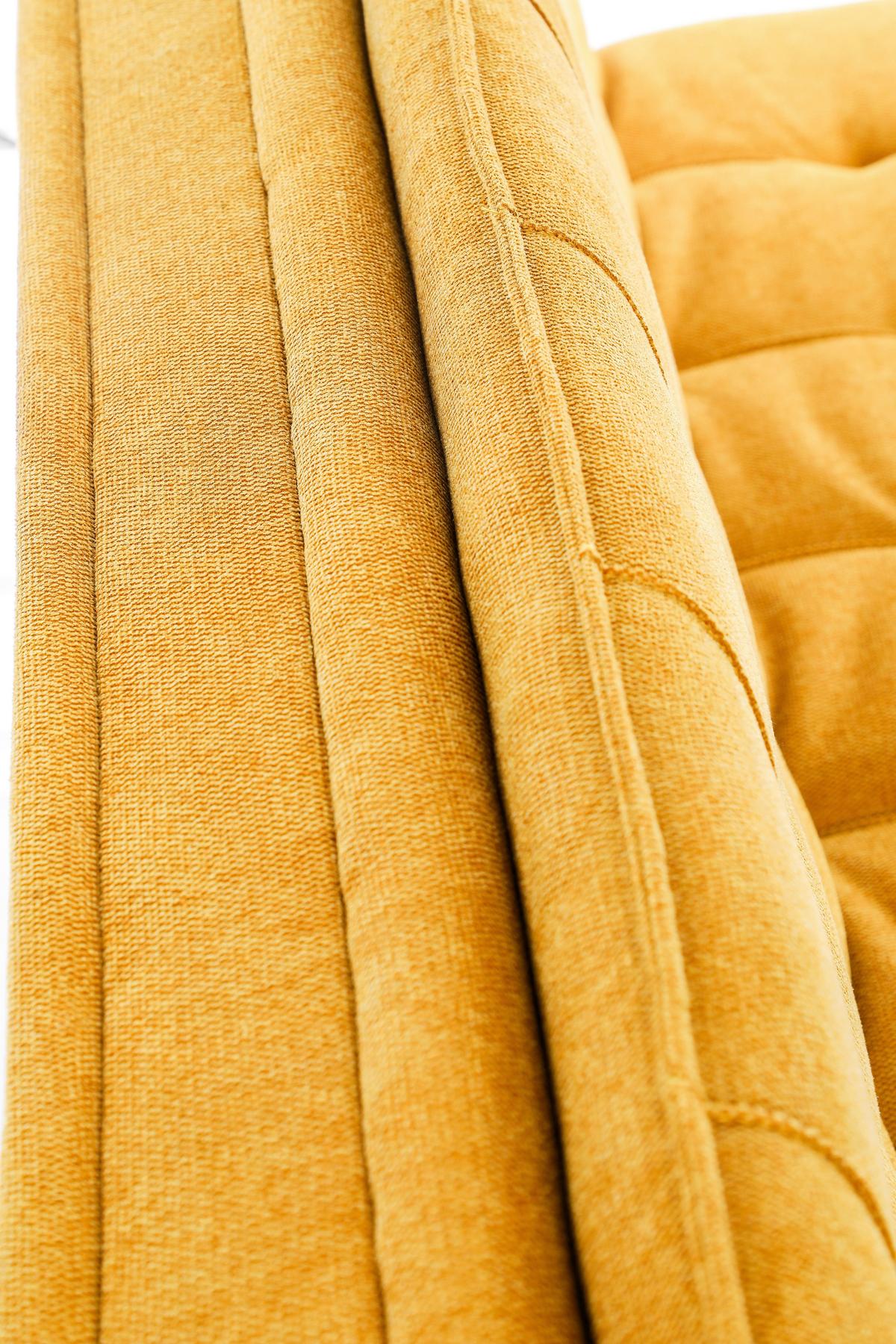 Kanapéágy Sun - sárga, Modern, textil/fa (190/83/93cm) - Mömax