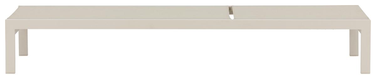 SONNENLIEGE COPACABANA - Beige, KONVENTIONELL, Metall (60/30/195cm) - Gardenson