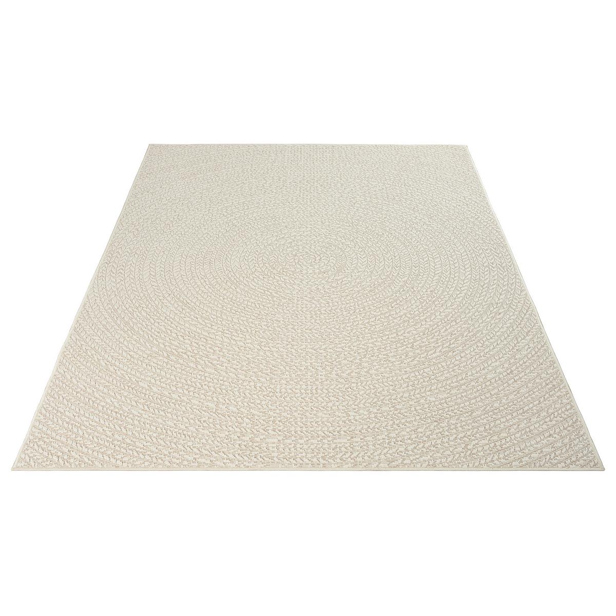 Webteppich Kenzy Creme ca. 80x150cm - Creme, Basics, Textil (80/150cm) - Novel