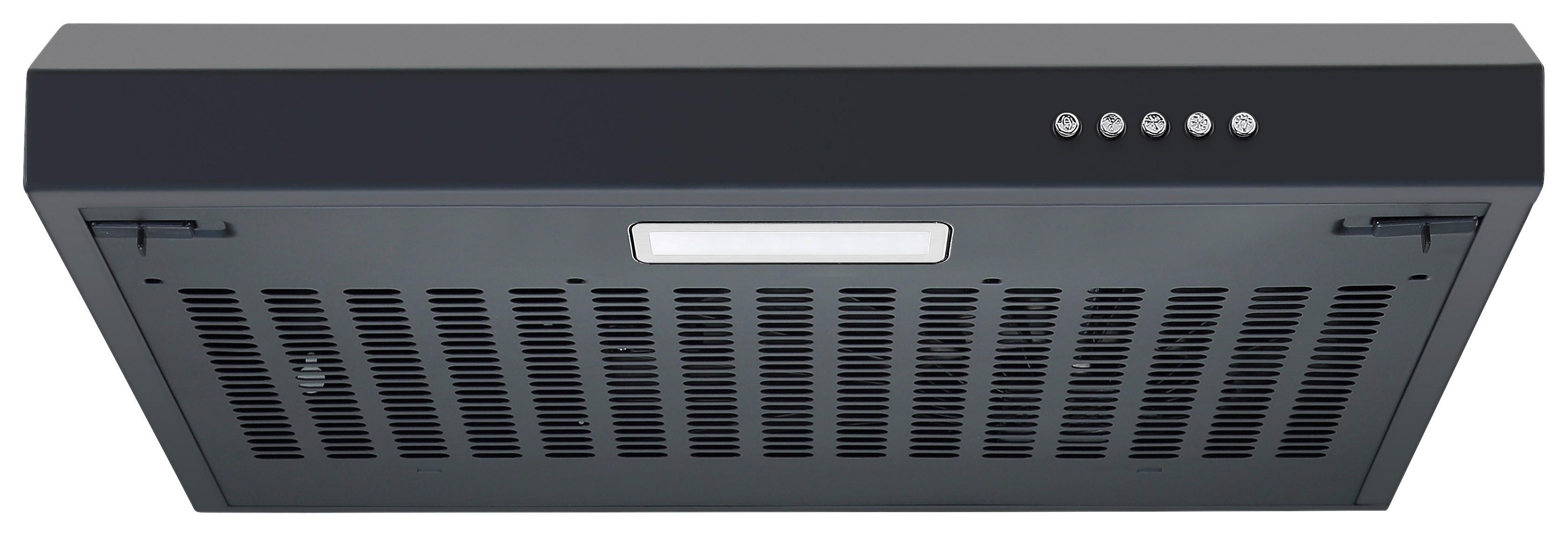 Dunstabzugshaube CH600SC-19 Schwarz - Schwarz, Trend, Metall (60/8/46,5cm) - Respekta