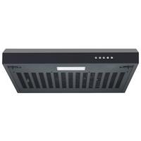 Dunstabzugshaube CH600SC-19 Schwarz - Schwarz, Trend, Metall (60/8/46,5cm) - Respekta
