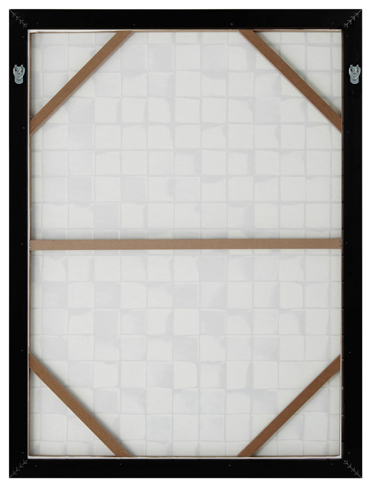 Slika Sa Ramom 62x82cm Ananya - višebojna/crna, Moderno, metal/tekstil (62,5/82,5/3,5cm) - Mömax