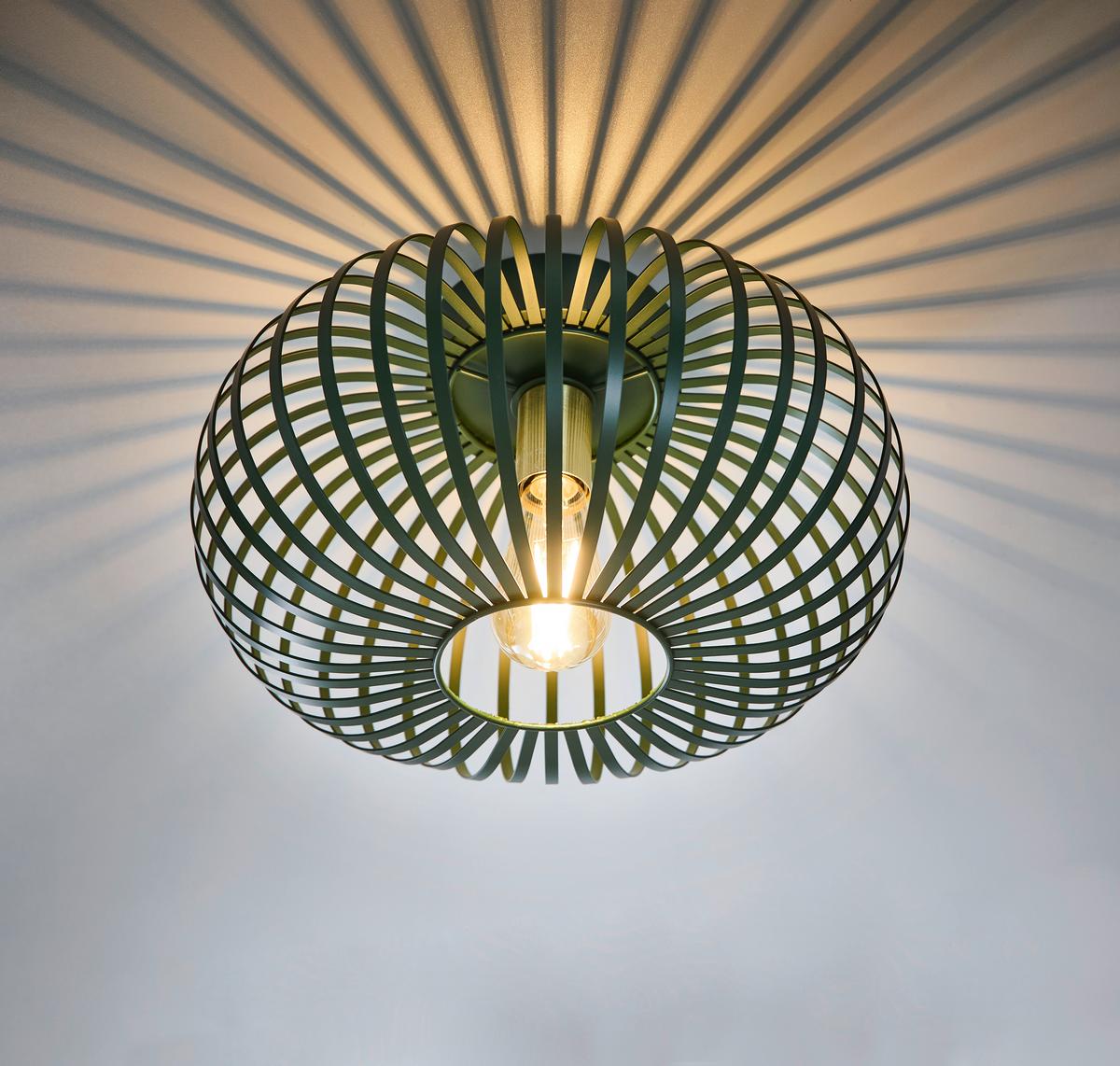 LAMPA SUFITOWA 78174/40/33 MANUELA - zielony, Modern, metal (39.5/23/39.5cm) - Lucide