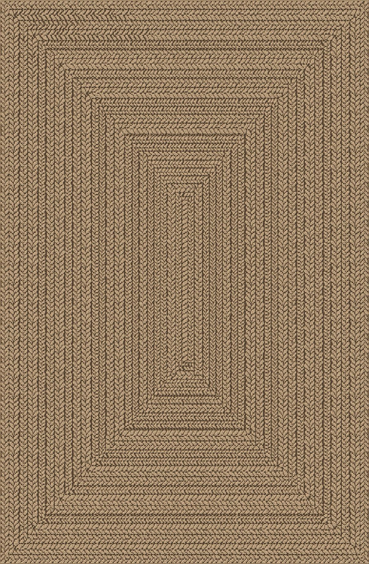 Outdoorteppich Kenzy Naturfarben ca. 60x180cm - Naturfarben, KONVENTIONELL, Textil (60/180cm)