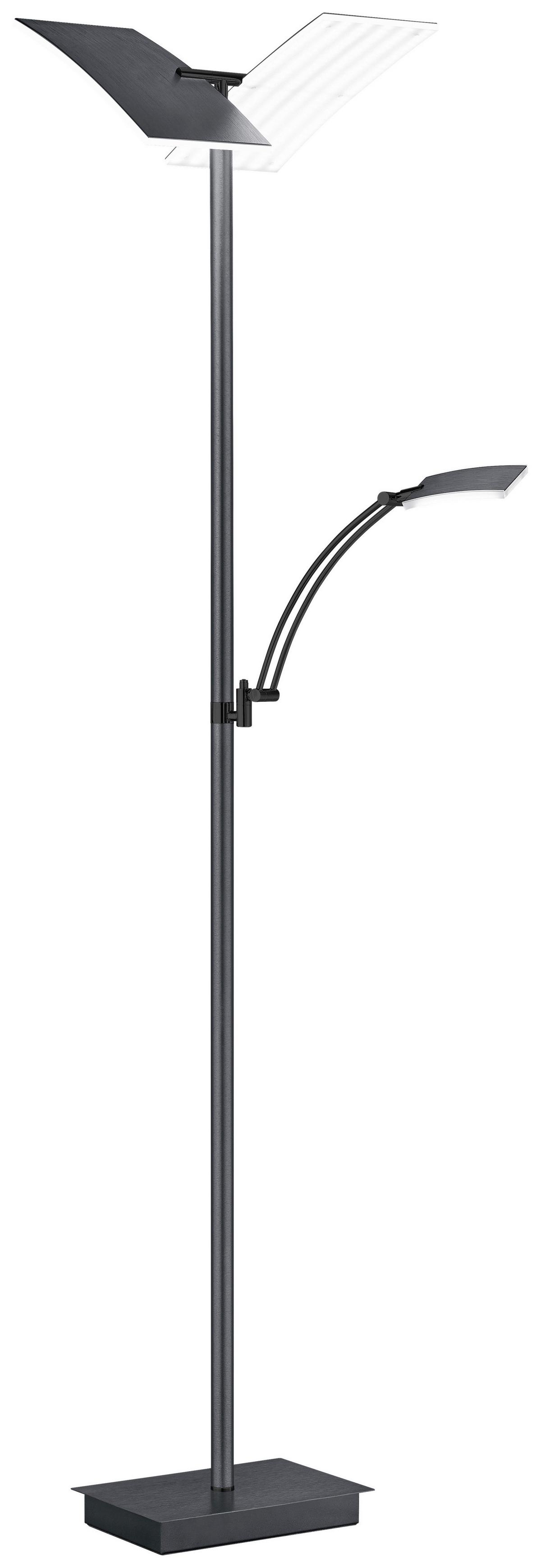 LAMPA STOJĄCA LED 60556/2-39 ANDY - antracytowy, Design, metal (50/185cm) - Hell