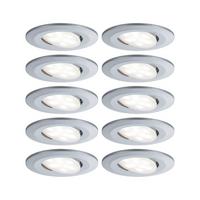 LED-Deckenleuchte Calla IP65 max. 10x 6 Watt, 10-teilig - Chromfarben, Basics, Kunststoff (9cm) - Paulmann