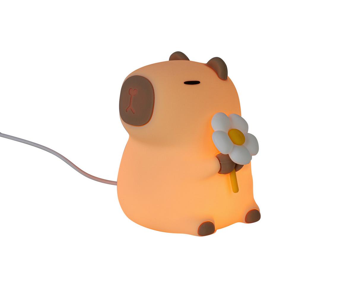 Nachtlicht Capybara Creme max. 2,5 Watt - Creme, MODERN, Kunststoff (9,2/11,1/9,1cm) - Mömax