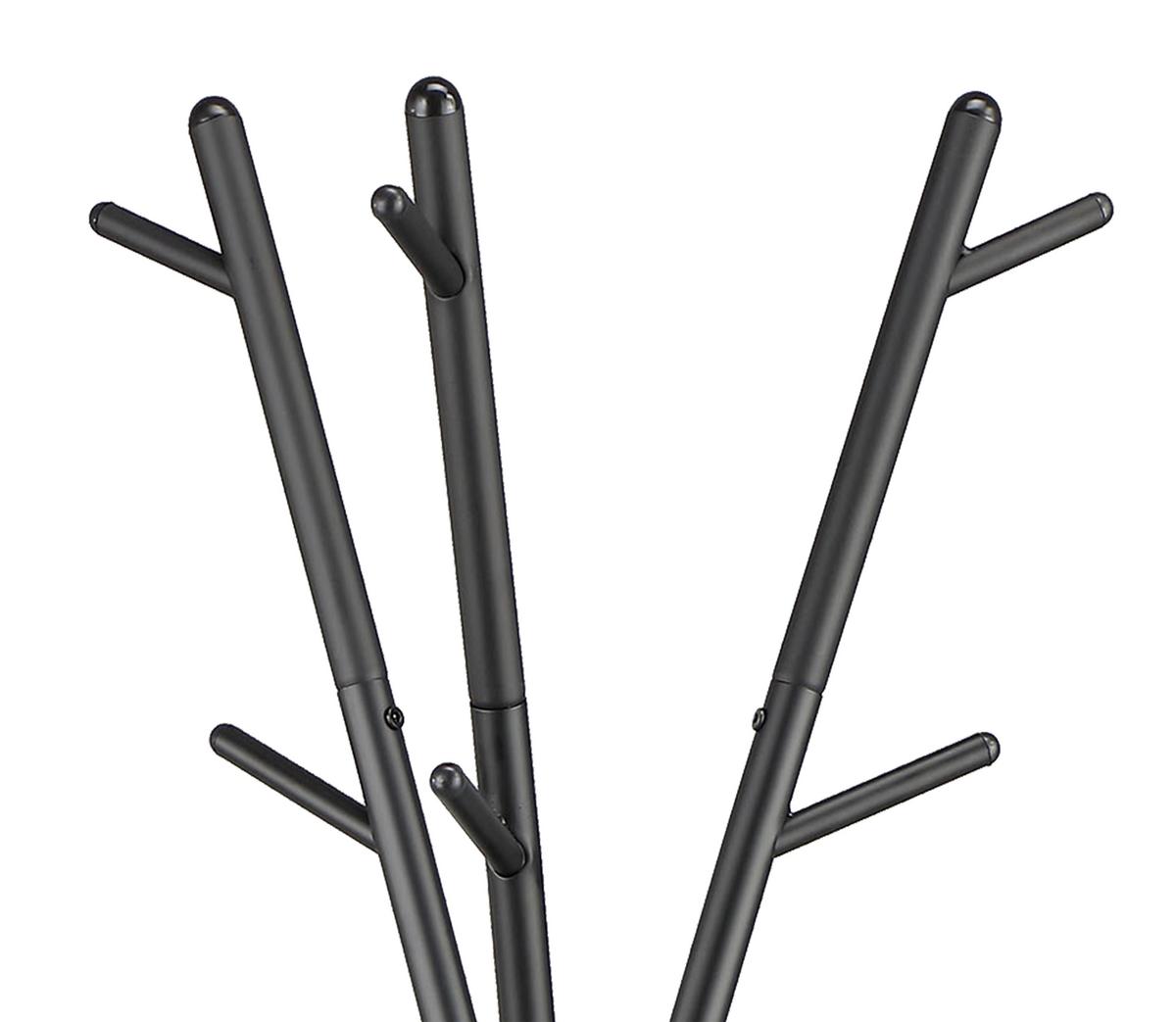 Kleiderständer Carl Schwarz - Schwarz, MODERN, Metall (52/170/52cm) - Mömax