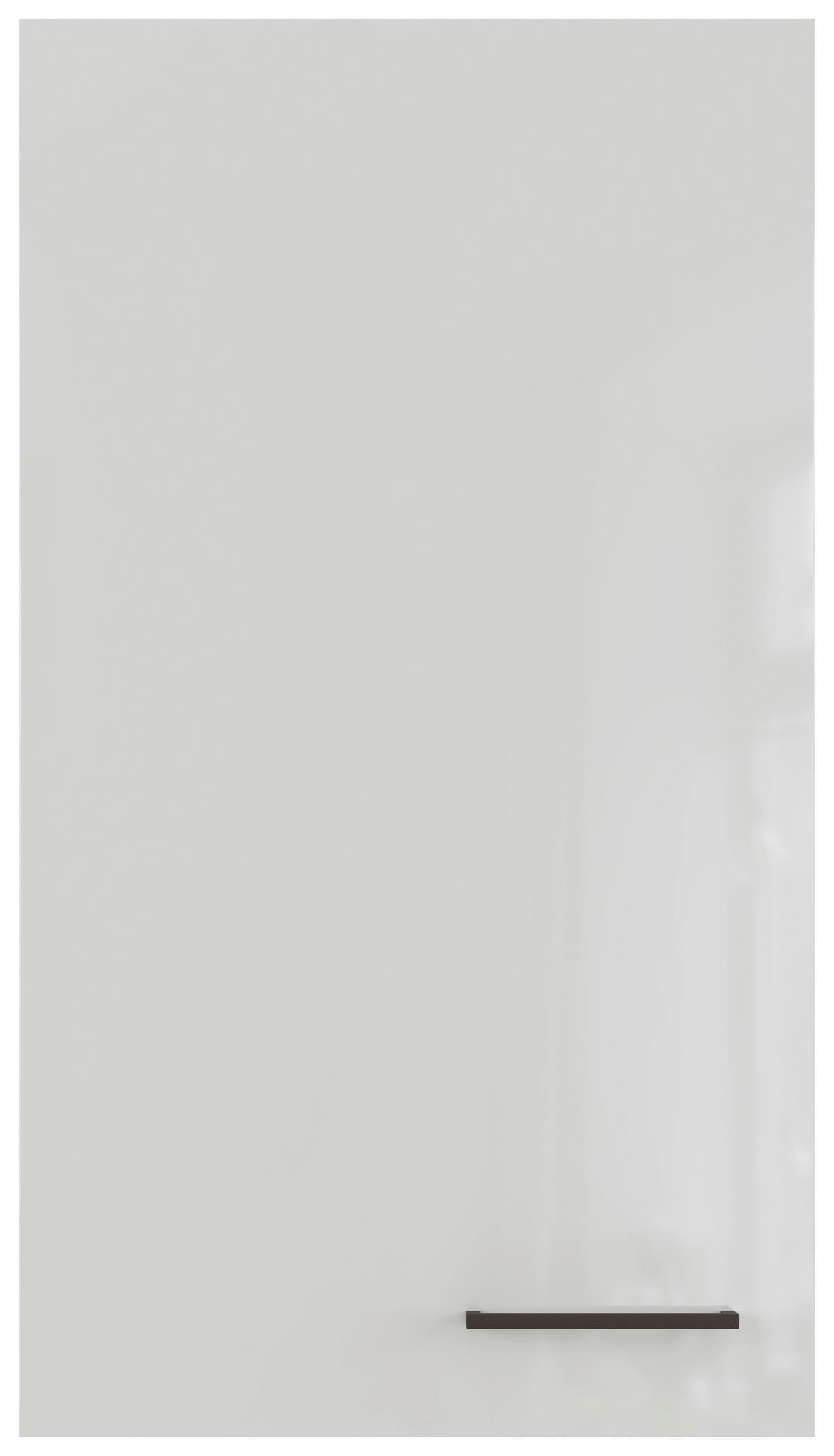 Kuhinjska Zgornja Omarica Levi, Svetlo Siva, Š. 50 Cm - črna/siva, Moderno, kovina/leseni material (50/89/32cm) - FlexWell
