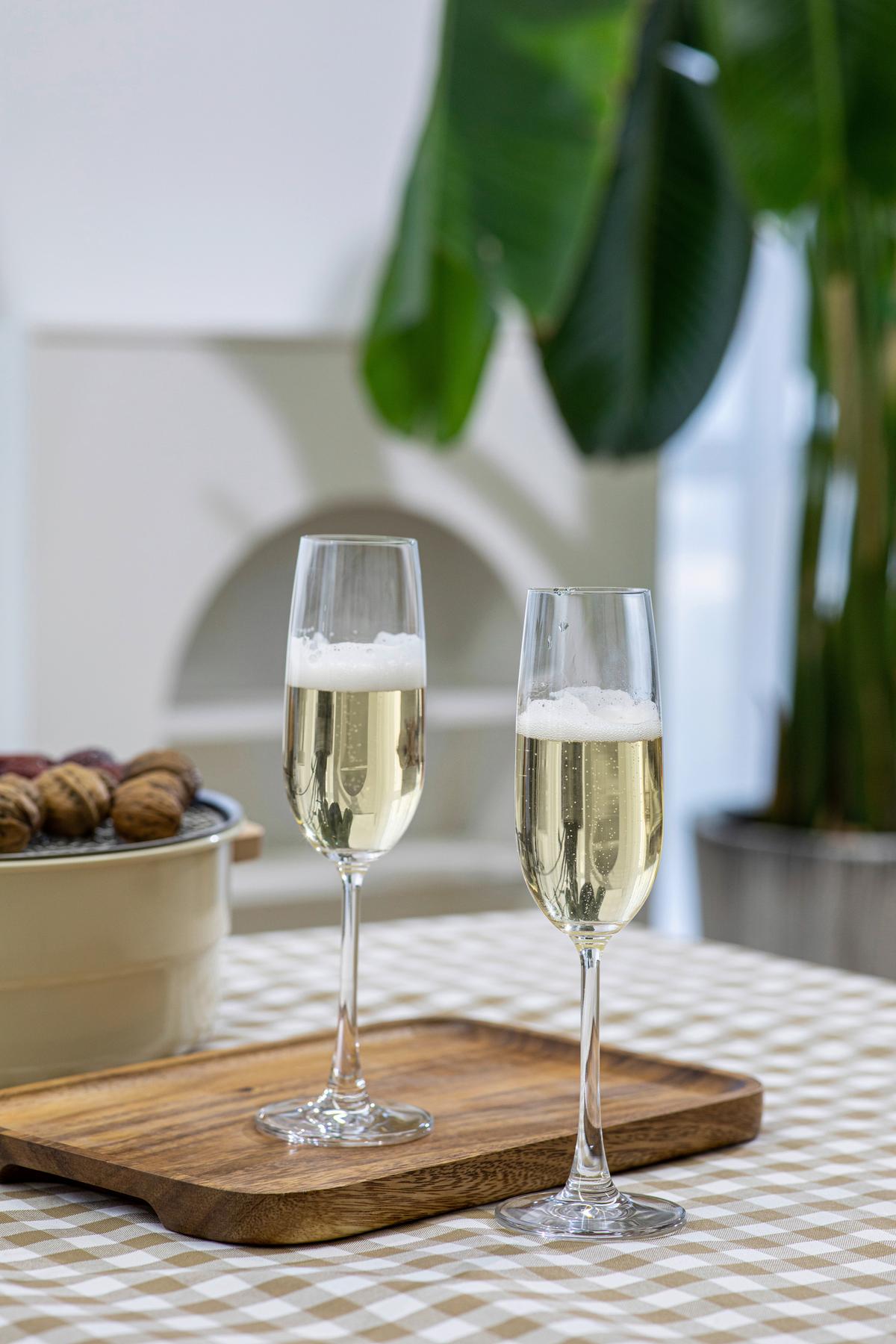 Set Kozarcev Wine, 6-Delni - prosojno, Basics, steklo (7/22,9cm) - Echtwerk