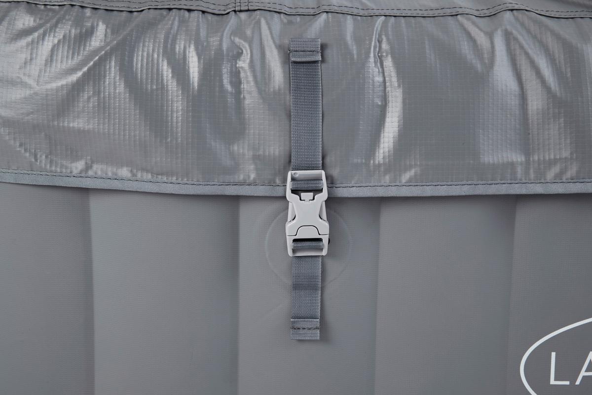 JACUZZI YUI - szary, Modern, tworzywo sztuczne/metal (180/66cm) - Bestway