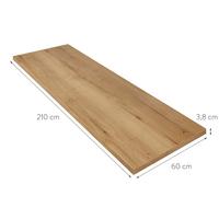 Küchenblock Easytouch High m. Geräten Dunkelrot - Eichefarben/Schwarz, MODERN, Holzwerkstoff/Metall (270cm) - Nobilia