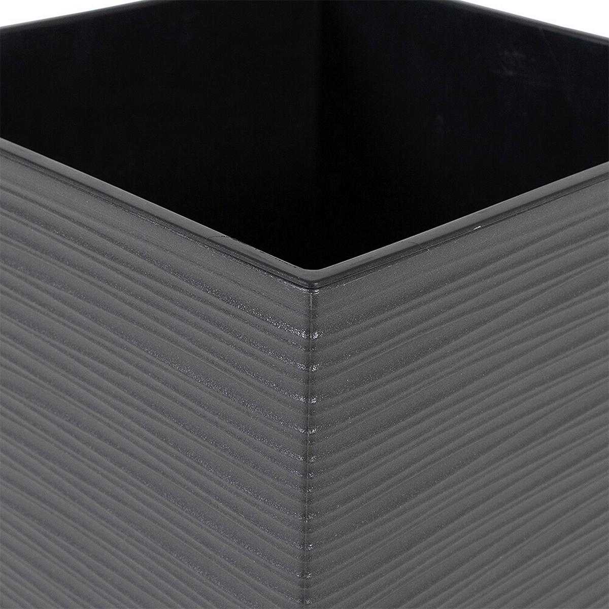 Pflanzentopf Anthrazit - Anthrazit, Basics, Kunststoff (40/75/40cm) - Siena Garden