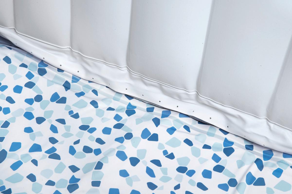 JACUZZI YUI - szary, Modern, tworzywo sztuczne/metal (180/66cm) - Bestway