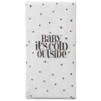 Taschentuch Soho I Motiv: Schriftzug - Schwarz/Weiß, KONVENTIONELL, Papier (10,5/5,3/2,2cm) - Modern Living