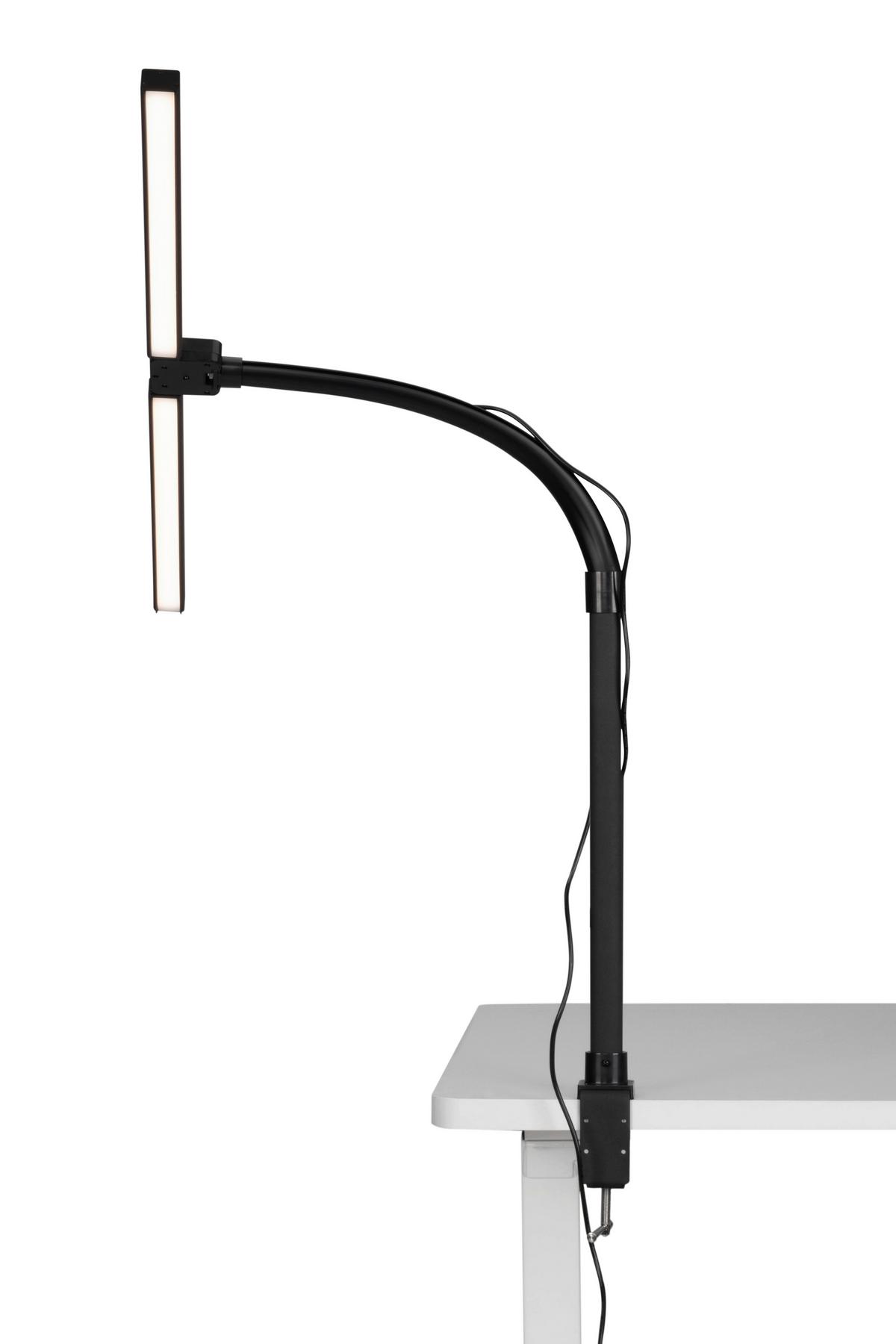 LAMPA ZACISKOWA LED HAYWARD *SBN* - czarny, Basics, tworzywo sztuczne/metal (80/35/71,5cm) - Novel