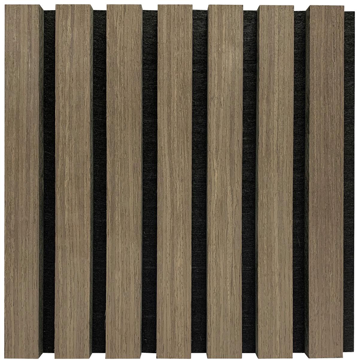 PANEL AKUSTYCZNY AKUSTIKPANEEL WALNUT JK - czarny/kolor orzecha włoskiego, Konventionell, tworzywo sztuczne/drewno (104/52/2,2cm)