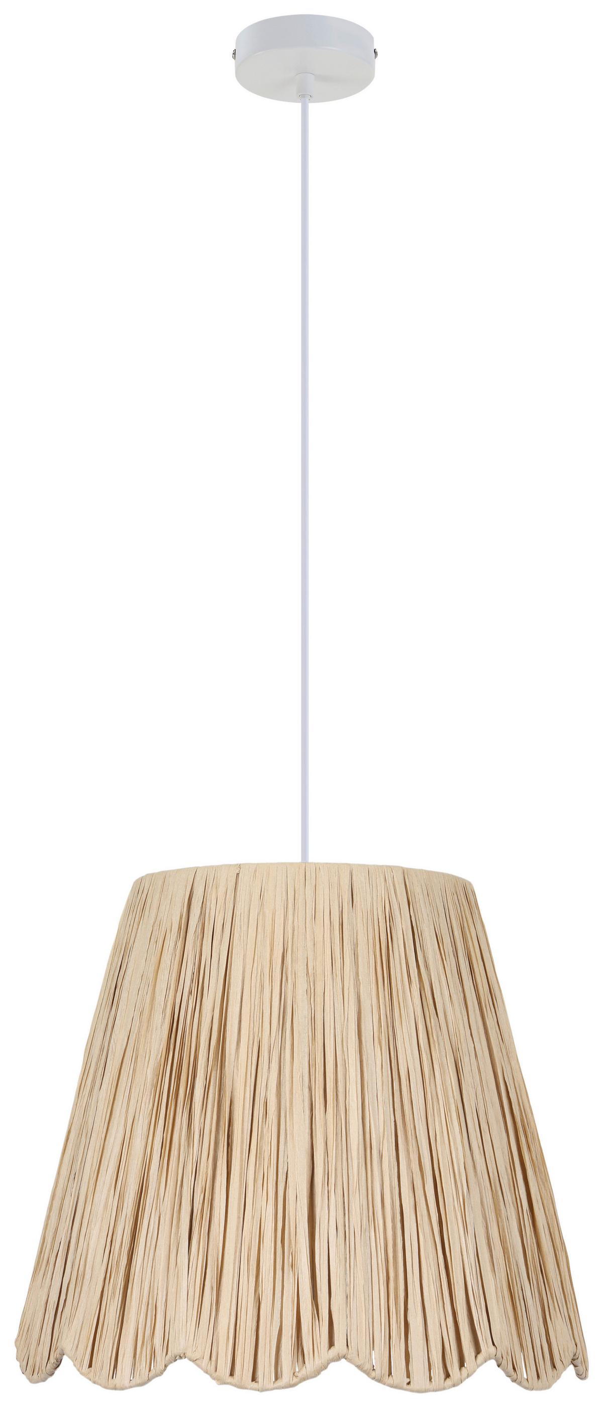 LAMPA WISZĄCA DARLIN - kolor naturalny/biały, Konventionell, metal/papier (40/120cm) - Collet's Monde