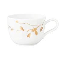 FILIŻANKA DO KAWY 001.765548 - biały/kolor złoty, Basics, ceramika (0,26l) - Seltmann Weiden