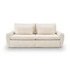 Canapea extensibila MEVI - crem, Modern (240/72-90/120cm) - Premium Living