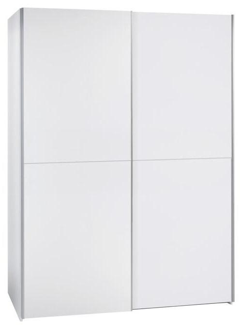 Ormar S Kliznim Vratima Starter - bijela/boje hrasta, Design, drvni materijal/metal (170/195/60cm) - Based