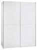 Ormar S Kliznim Vratima Starter - bijela/boje hrasta, Design, drvni materijal/metal (170/195/60cm) - Based