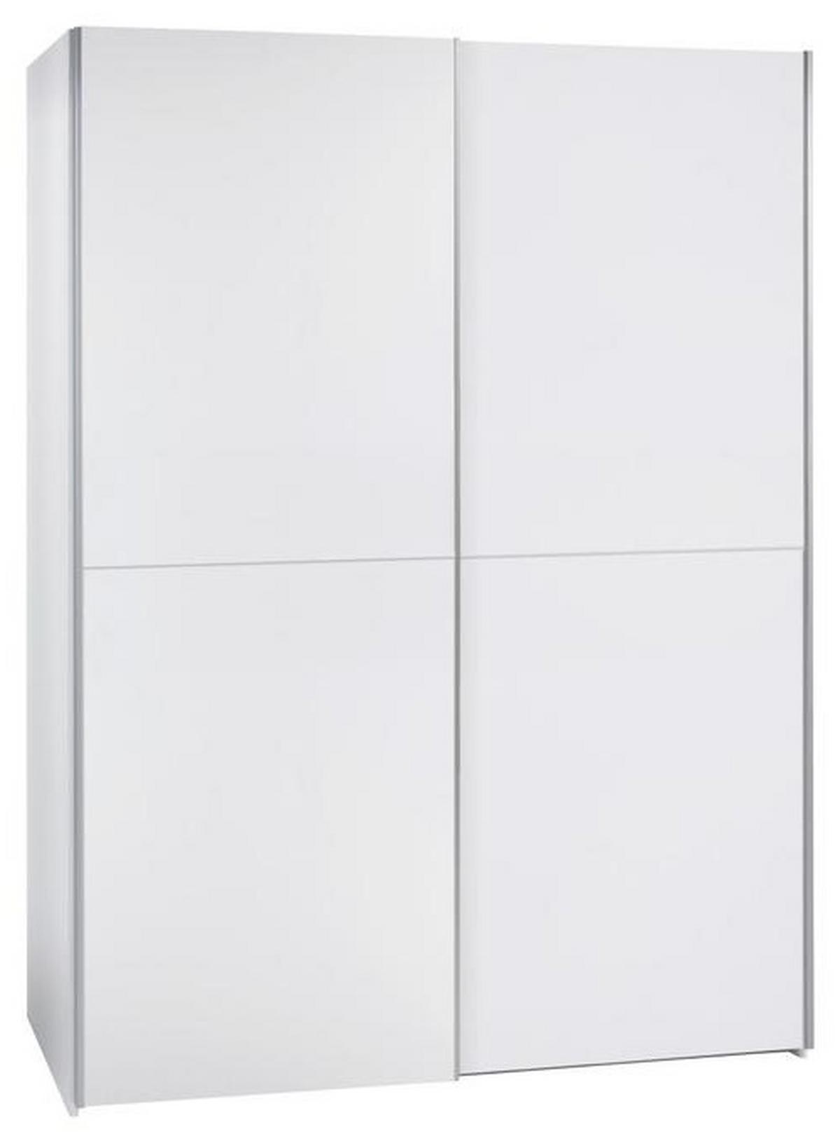 Ormar S Kliznim Vratima Starter - bijela/boje hrasta, Design, drvni materijal/metal (170/195/59cm) - P & B