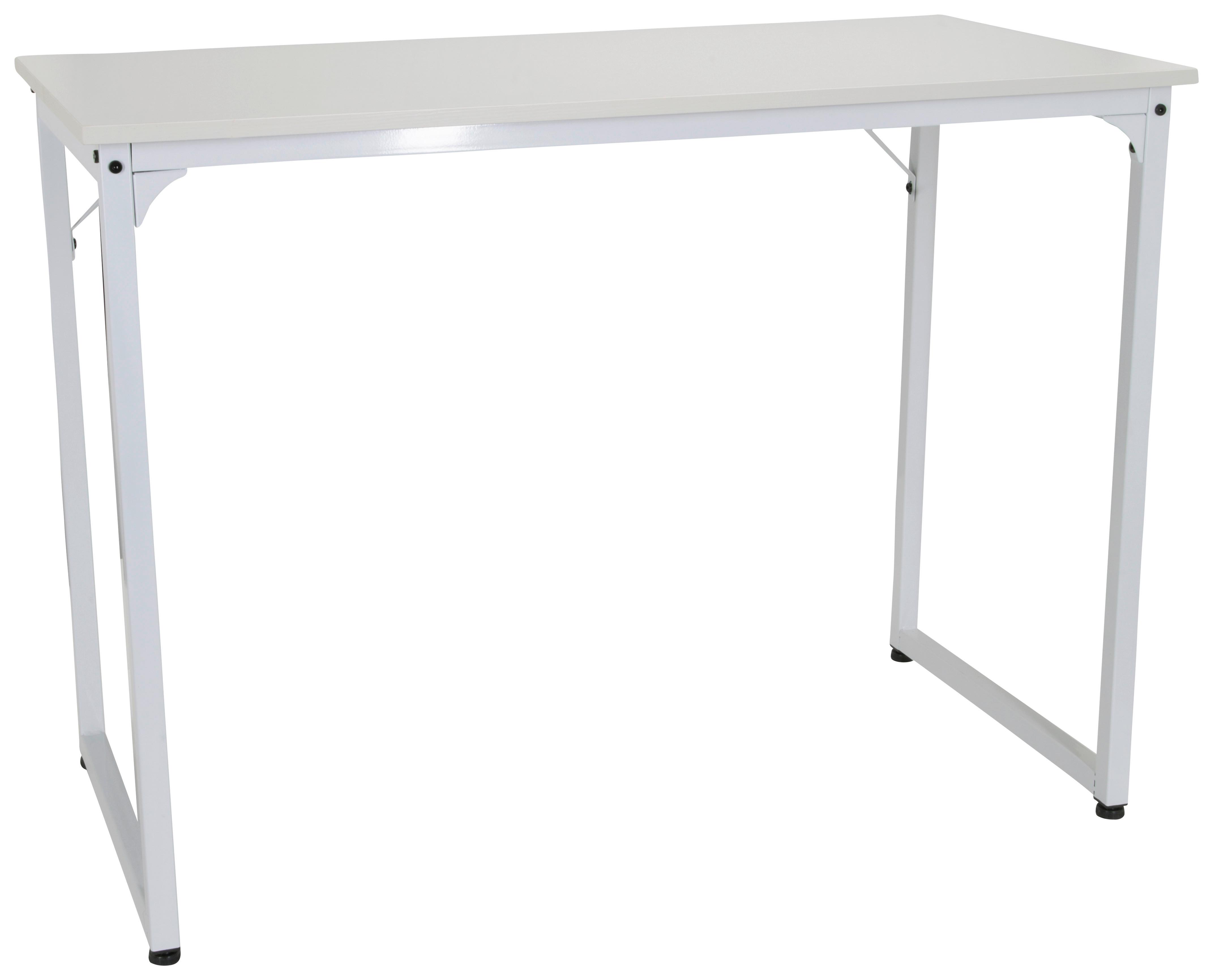 Pisalna Miza Workspace I, Bela - bela, Basics, kovina/leseni material (120/50/74cm) - MID.YOU