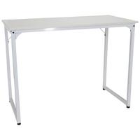 Pisalna Miza Workspace I, Bela - bela, Basics, kovina/leseni material (120/50/74cm) - MID.YOU