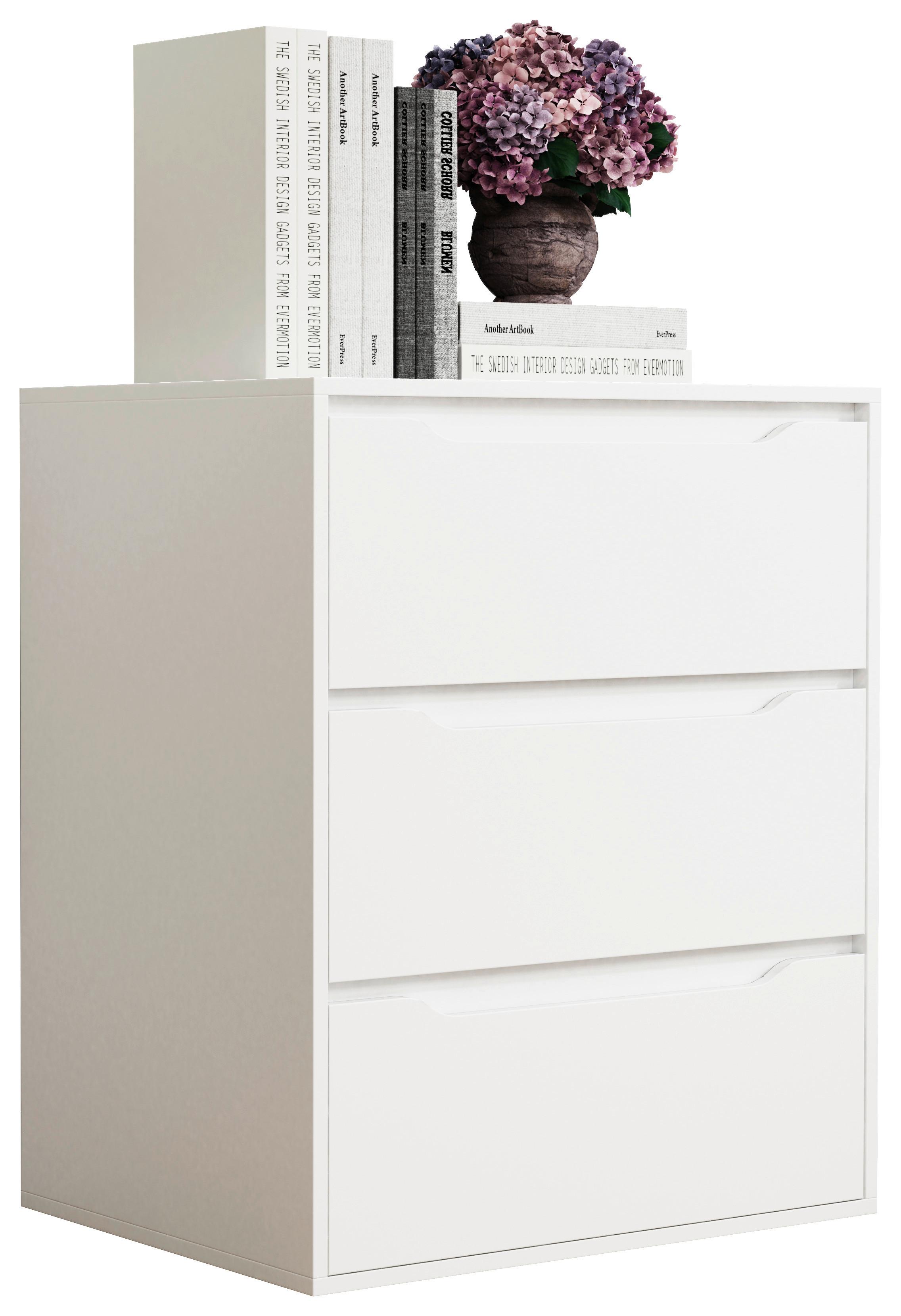 BADEZIMMER 5-TLG. WASCHPLATZ "BITILA 80" - Honigeiche/Weiss, Modern, Glas/Keramik (150cm) - MID.YOU