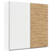 DULAP USI CULISANTE FELDKIRCH - alb/stejar Artisan, Modern, material pe bază de lemn (225/229/62cm)