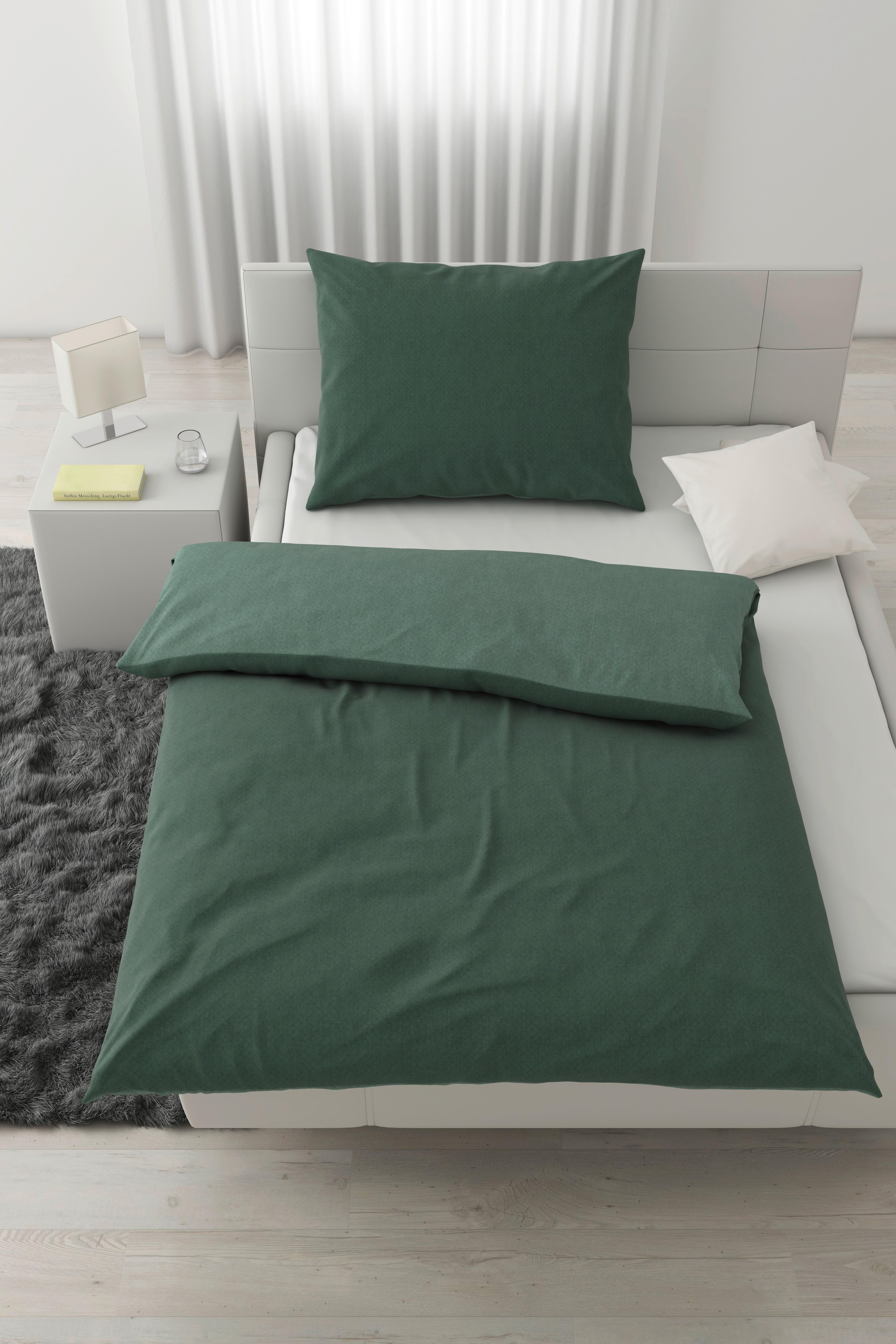 Posteljina 70/90cm 140/200cm Charline - svijetlo zelena/zelena, Konventionell, tekstil (140/200cm) - Modern Living