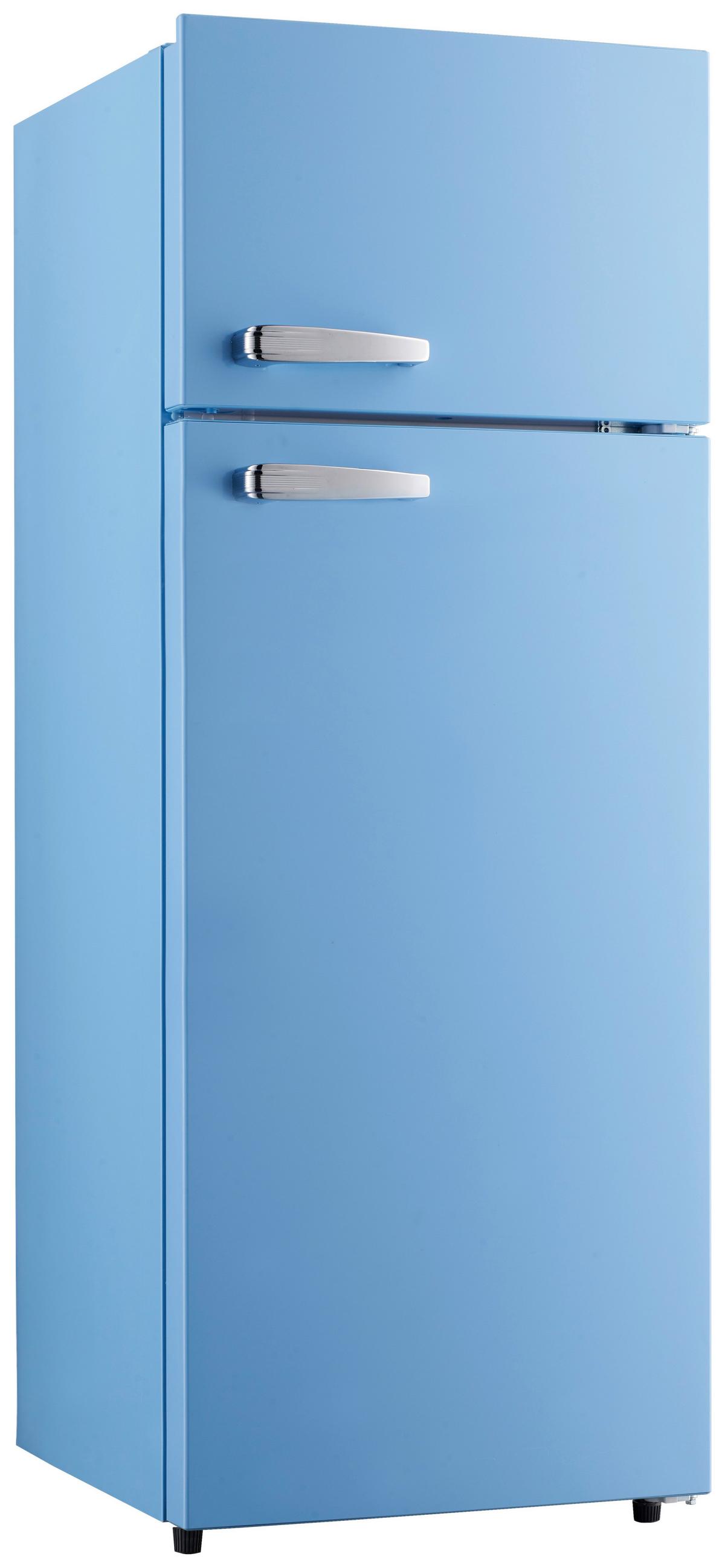 Kühl-Gefrier-Kombination GK210-2 LB in Hellblau - Hellblau, Trend, Kunststoff/Metall (54/143/54,5cm) - PKM